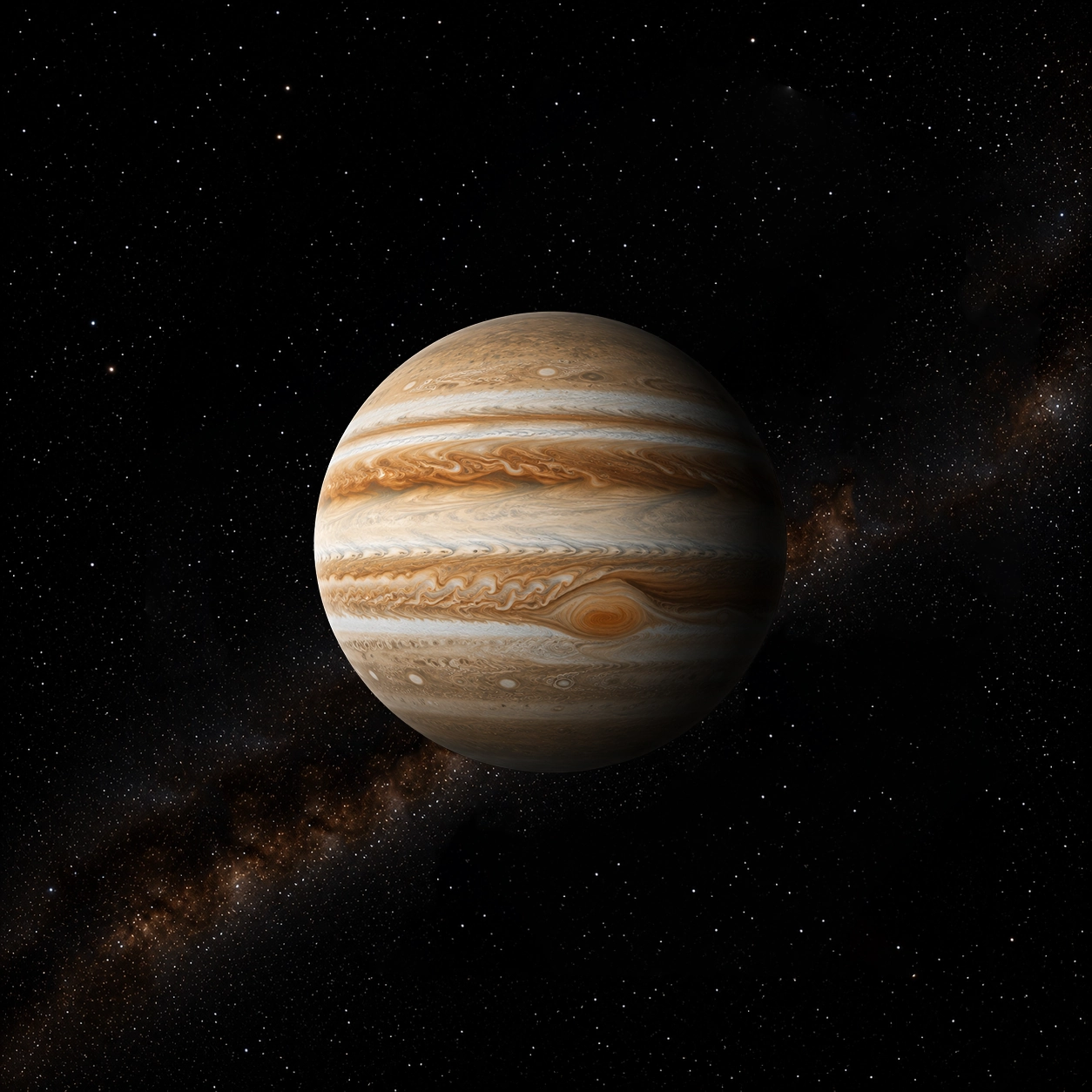 Jupiter planet representing expansion and fortune in astrology