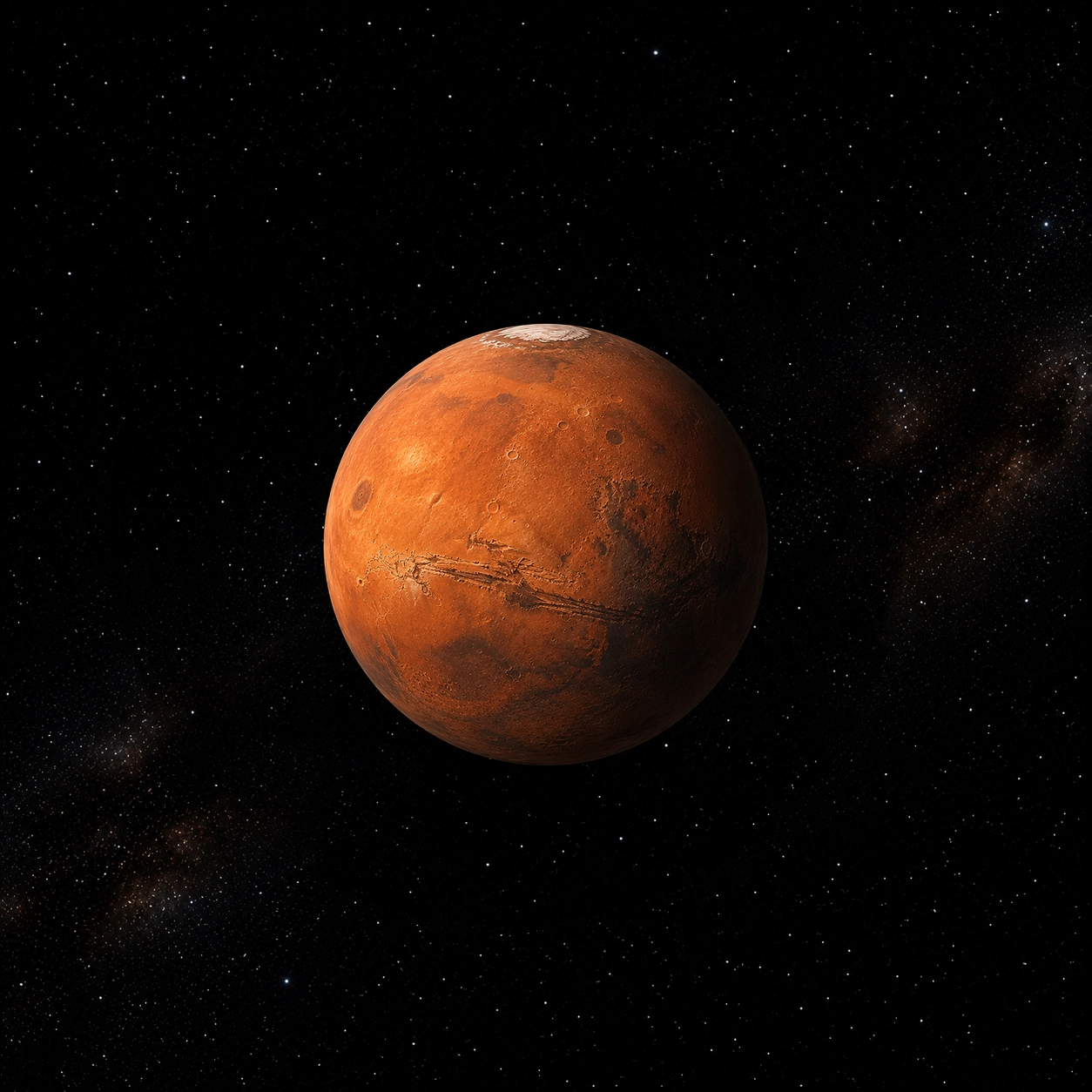 Mars planet symbol representing drive and action in astrology